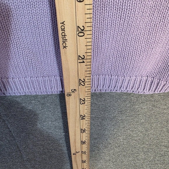 Vintage Old Navy Lavender Knit Sweater Vest Argyle Print Womens Xl Cottagecore - Picture 3 of 6